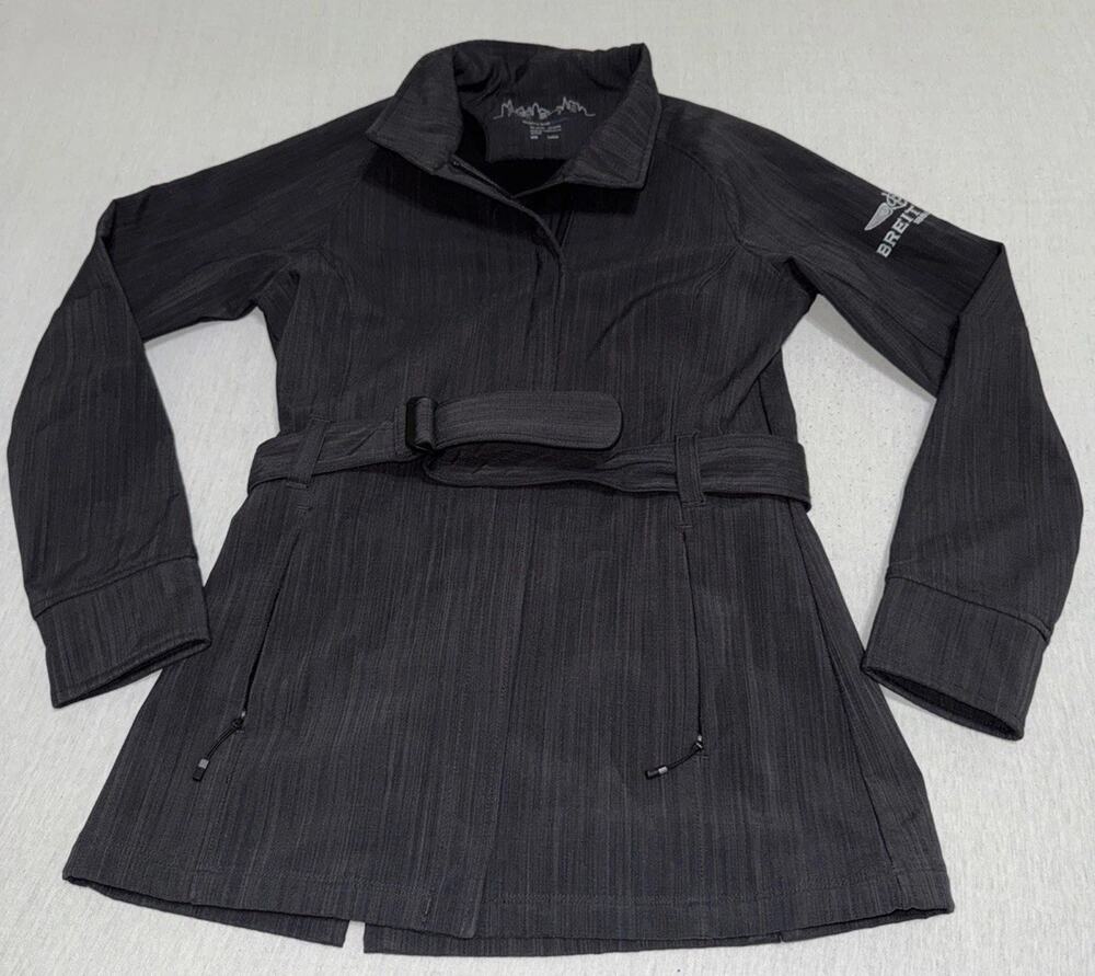 Womens North End Sport Breitling Embroidered Sport Coat Size Medium Full Zip EUC